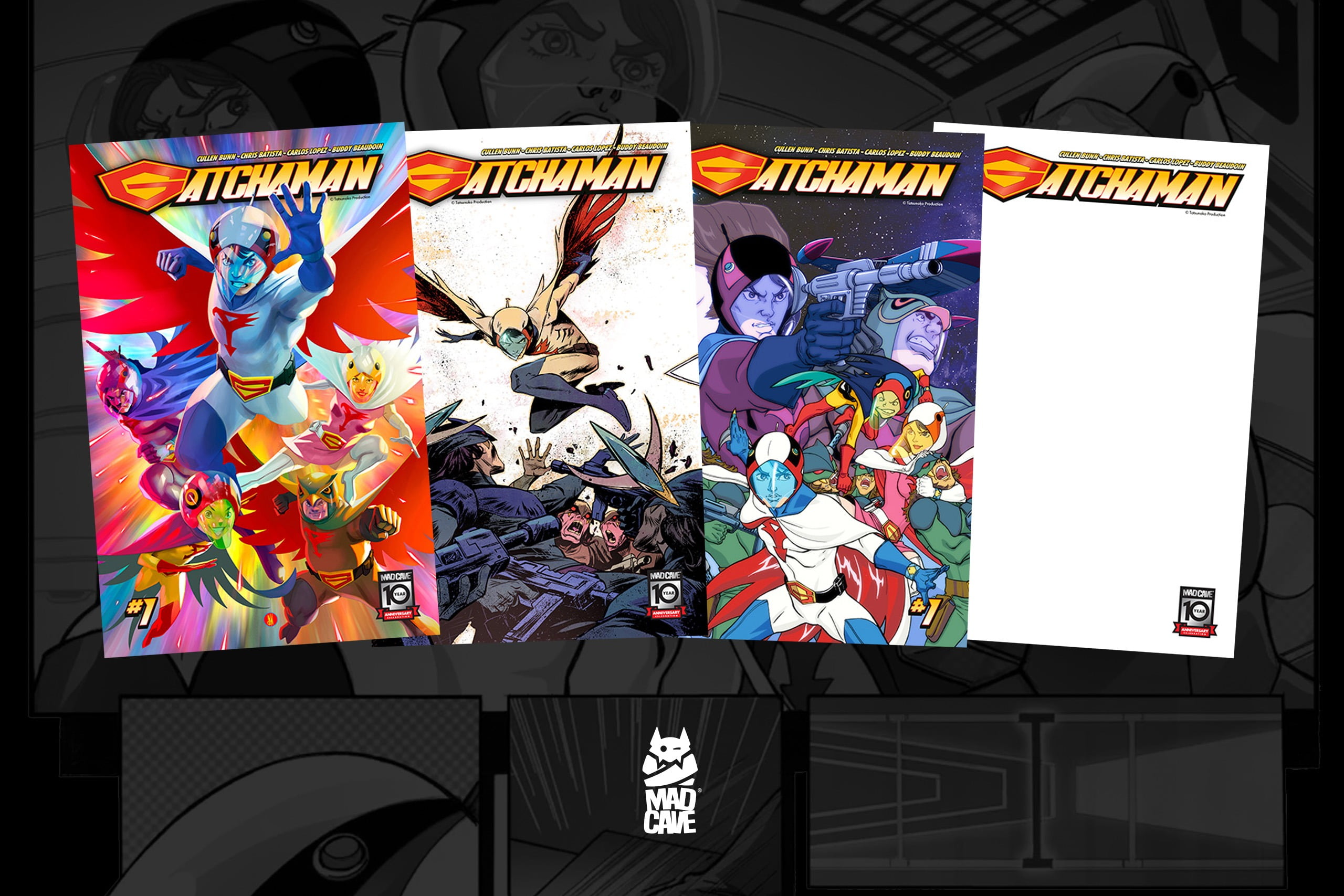 Gatchaman #1 Covers